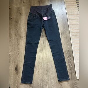 Mamaway maternity Sleek Black High-Waist Skinny Pants size large